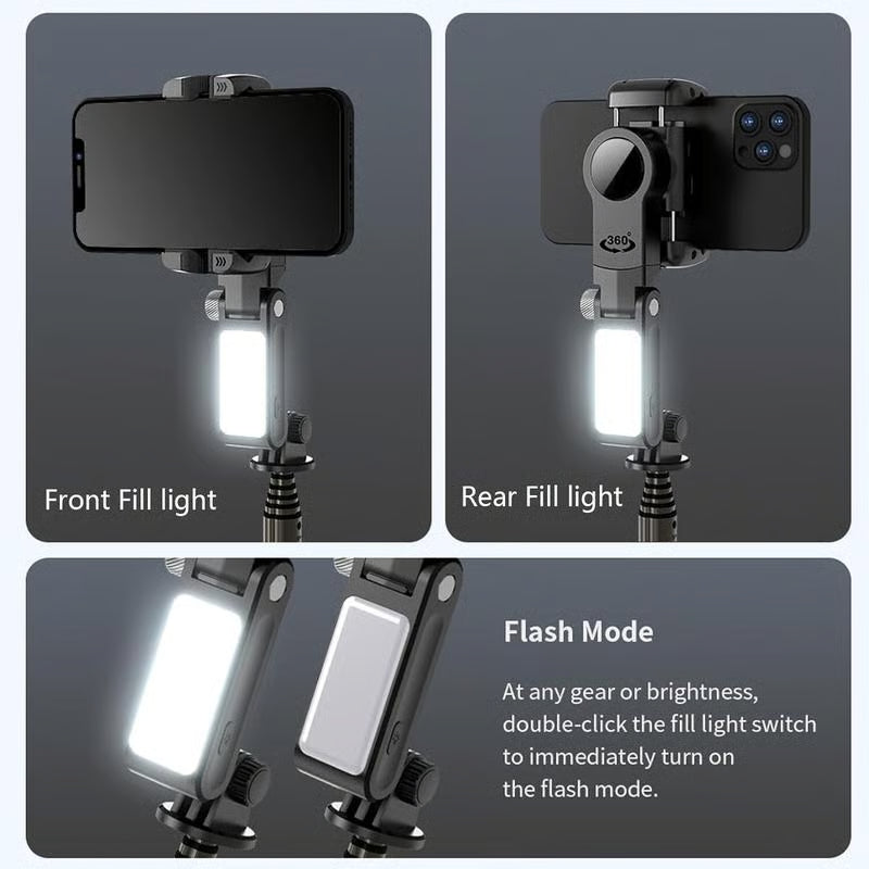 Smartphone Stabilizer Stick 360° Rotation Wireless Control